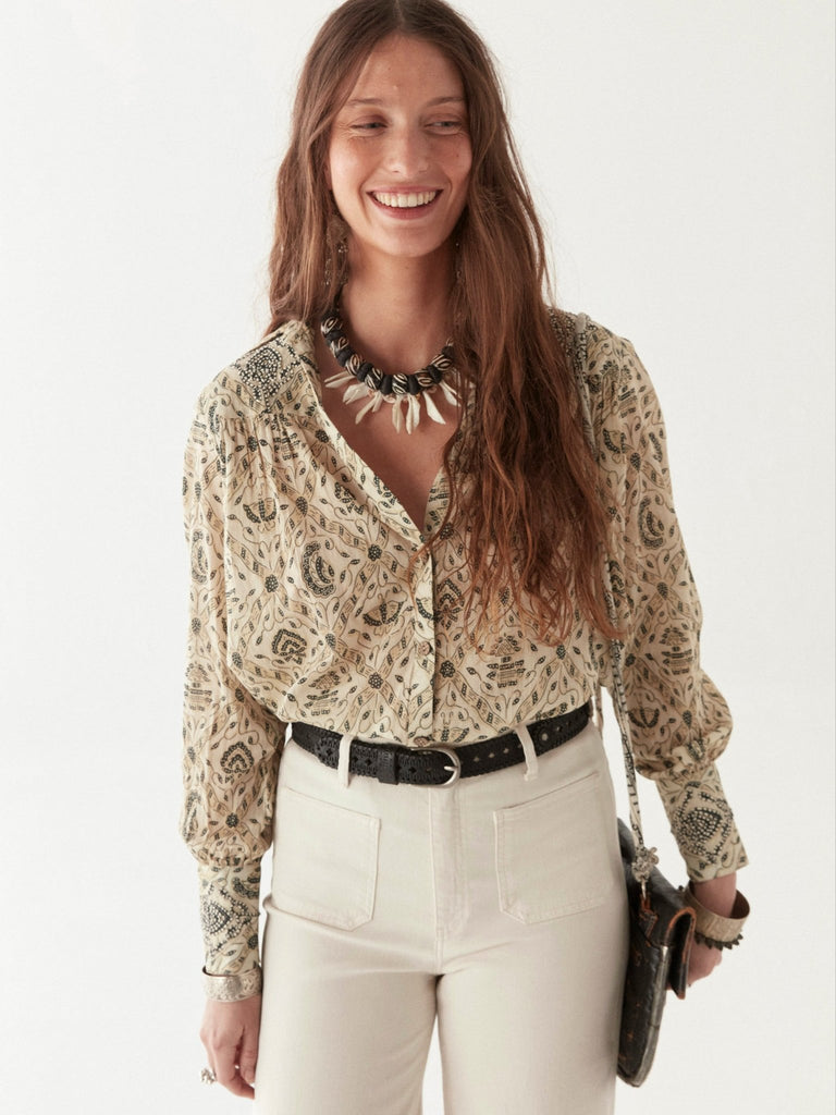 Anne Blouse - Java Vanilla - Maison Hotel