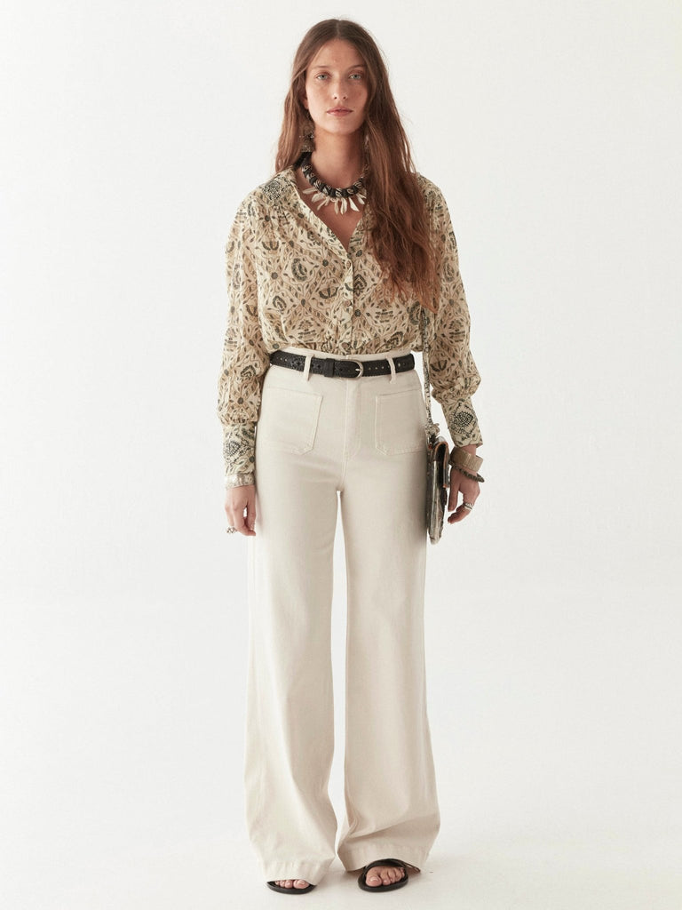 Anne Blouse - Java Vanilla - Maison Hotel