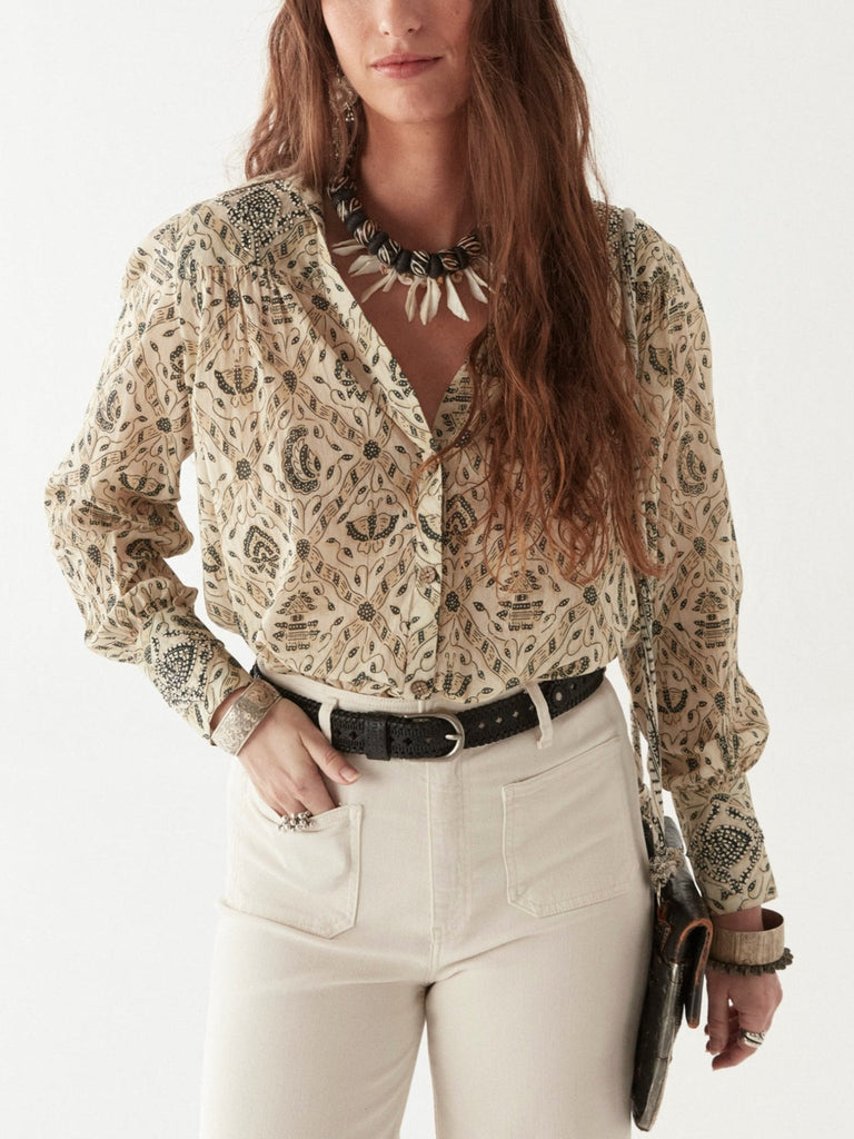 Anne Blouse - Java Vanilla - Maison Hotel