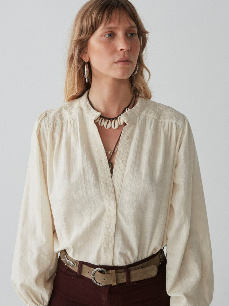 Beth Blouse - Damusi Shell - Maison Hotel