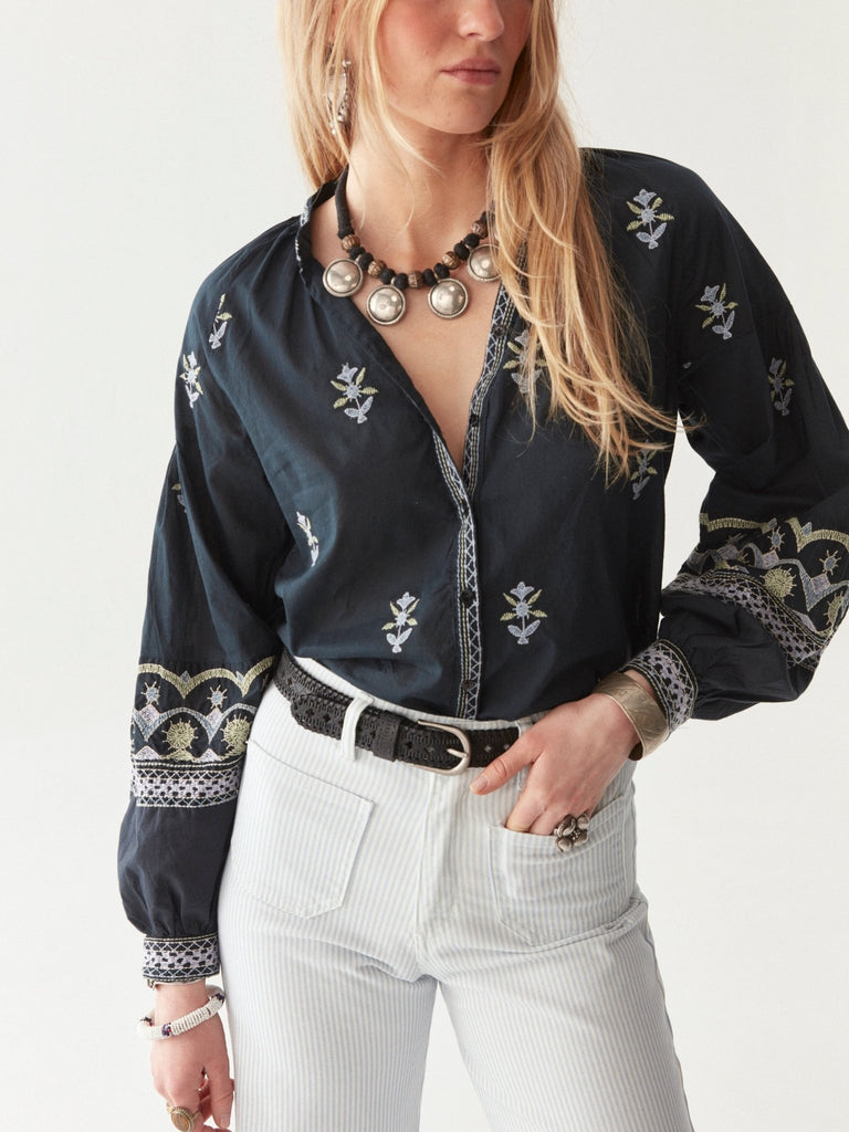 Chandra Blouse - Midnight Wish - Maison Hotel