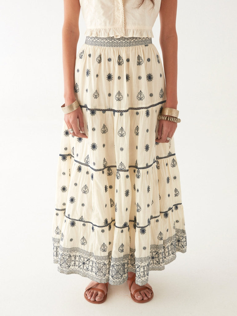 Charlotte Skirt - Off White - Maison Hotel