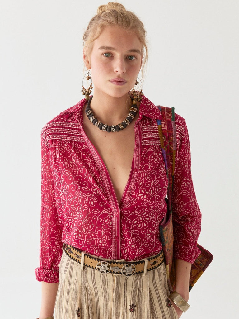 Cohen Blouse - Jeranio Chilli - Maison Hotel