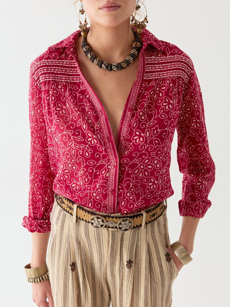 Cohen Blouse - Jeranio Chilli - Maison Hotel