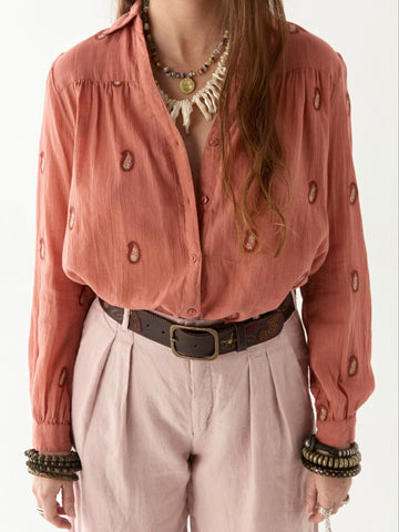 Dylan Blouse - Cachemira Peach - Maison Hotel