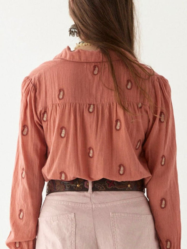 Dylan Blouse - Cachemira Peach - Maison Hotel