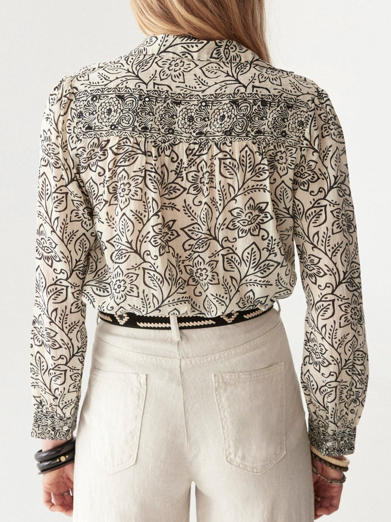 Dylan Blouse - White Lies - Maison Hotel