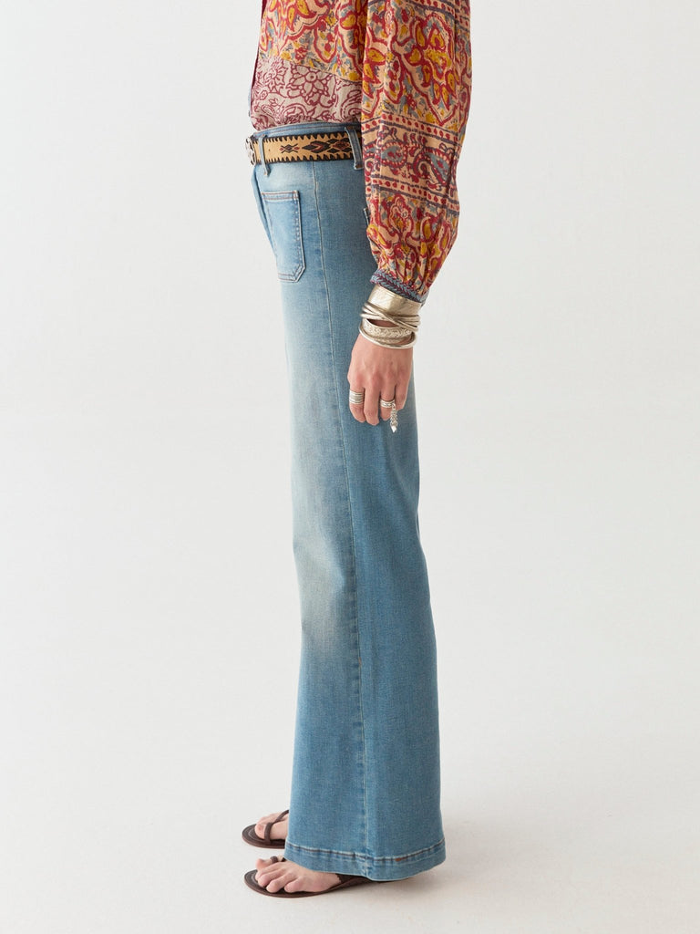 Edna Pant - Blue Denim - Maison Hotel