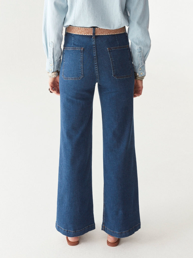 Edna Pant - Dark Denim - Maison Hotel