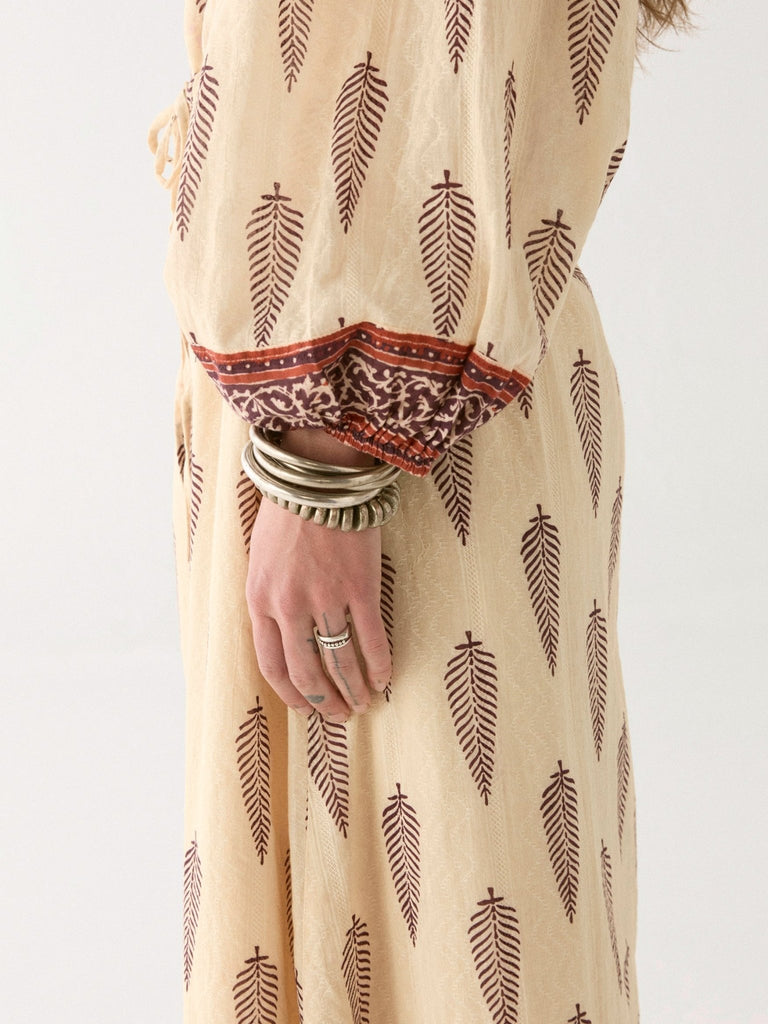 Elisa Dress - Boho Leaves - Maison Hotel