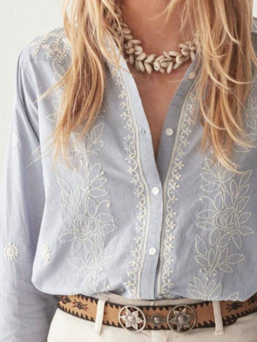 Ganges Blouse - Indigo - Maison Hotel