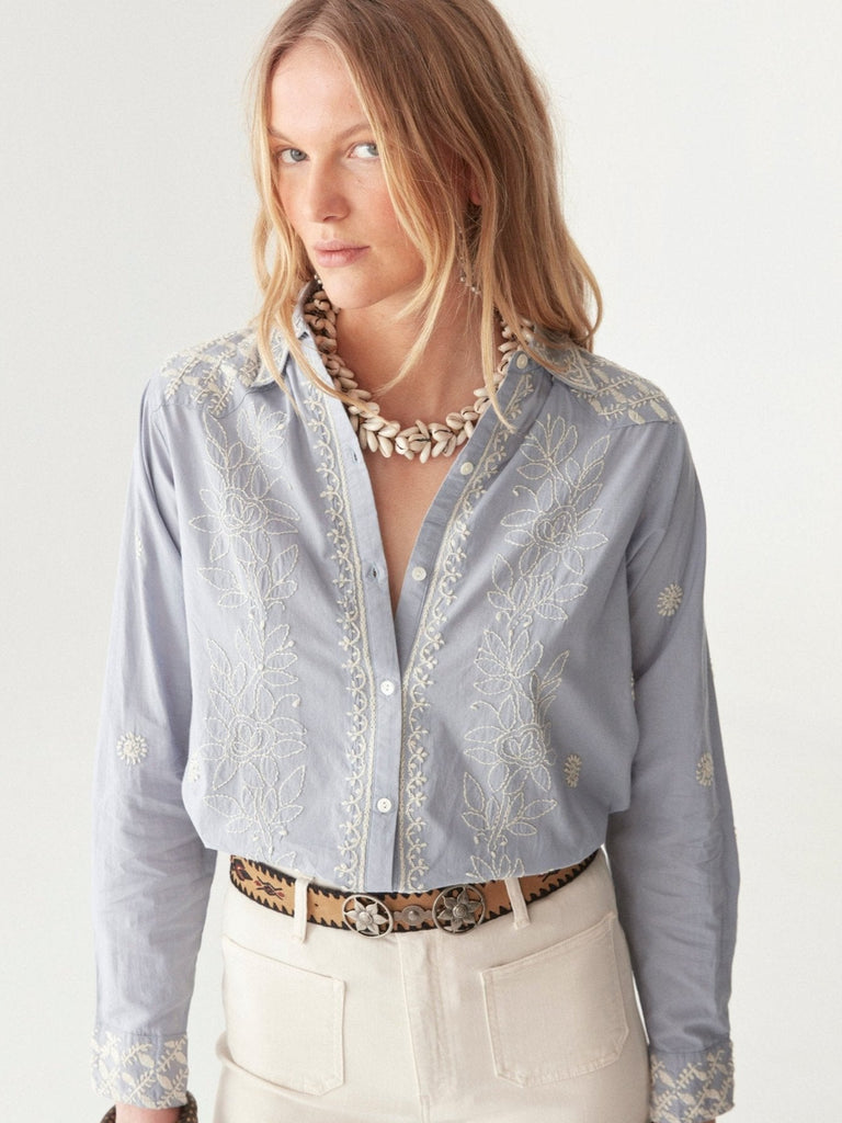 Ganges Blouse - Indigo - Maison Hotel