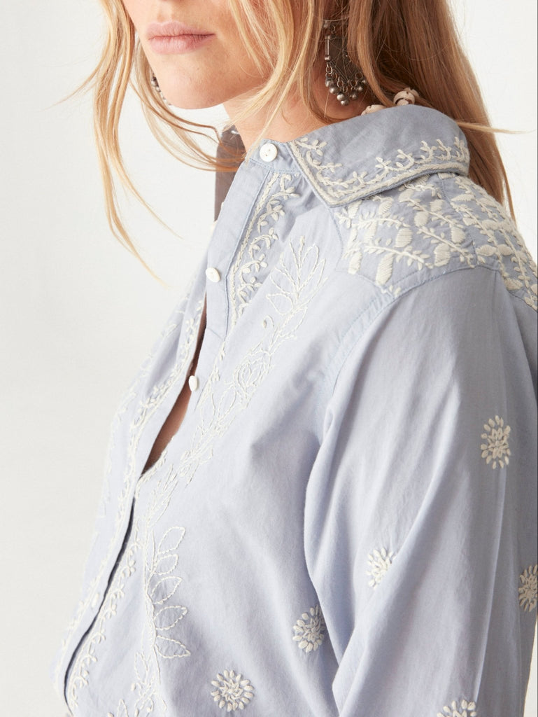 Ganges Blouse - Indigo - Maison Hotel