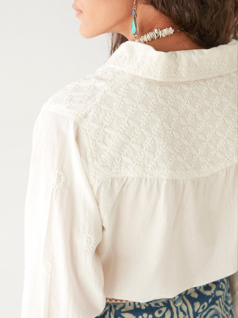 Ganges Blouse - Off White - Maison Hotel