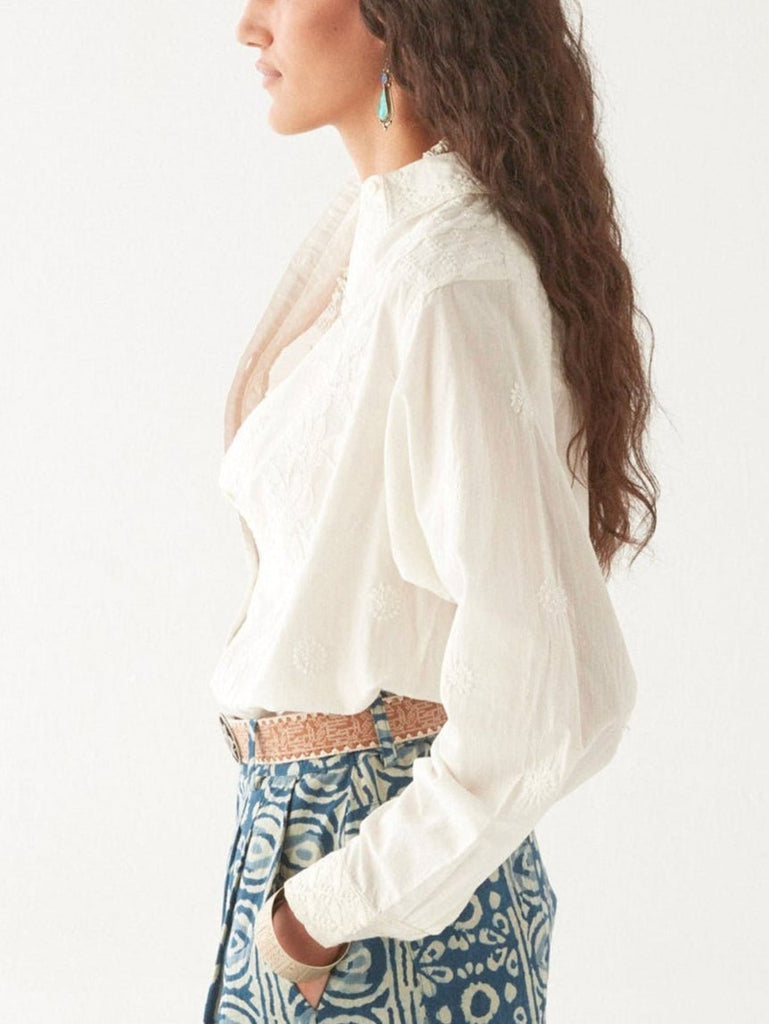 Ganges Blouse - Off White - Maison Hotel