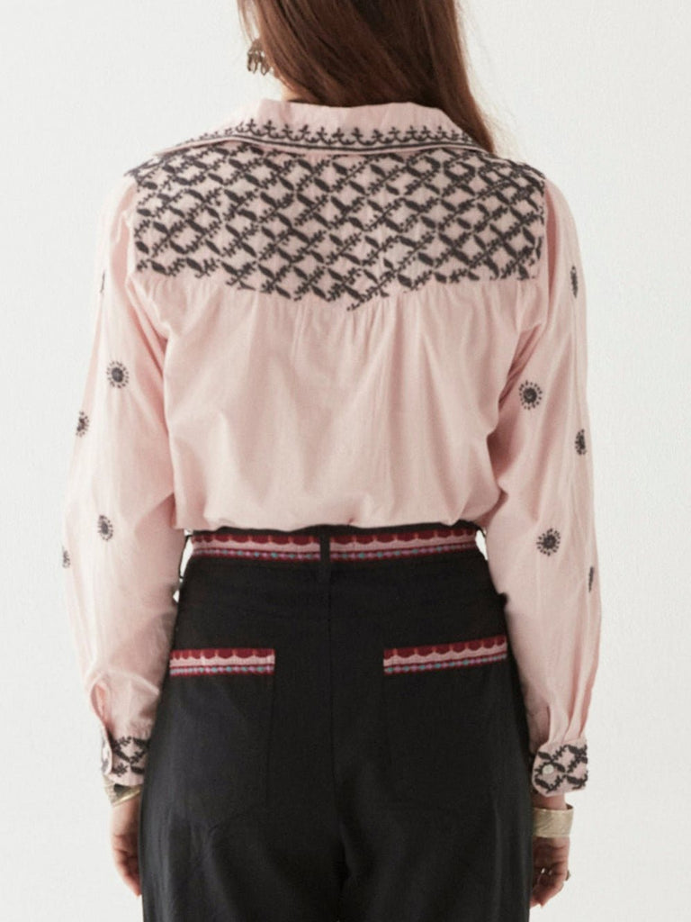 Ganges Blouse - Soft Pink - Maison Hotel