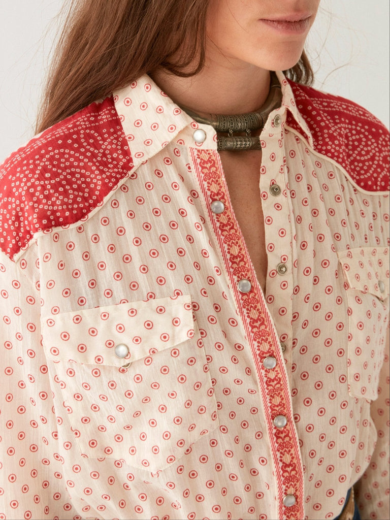 Joselito Blouse - Passion Red - Maison Hotel