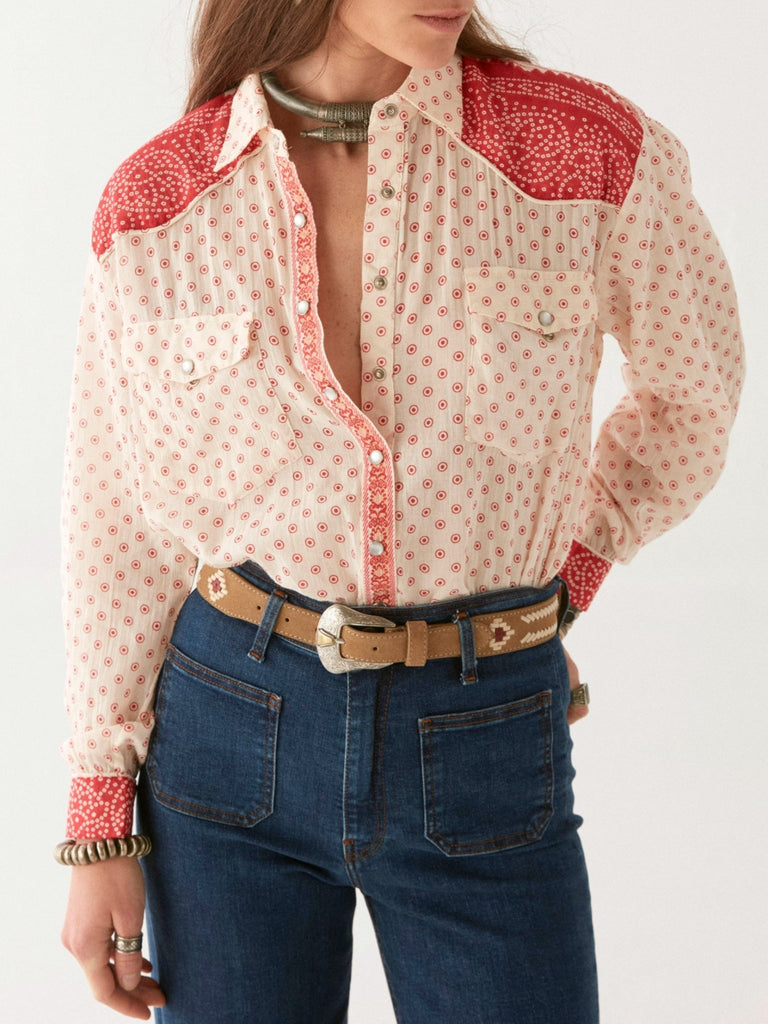 Joselito Blouse - Passion Red - Maison Hotel