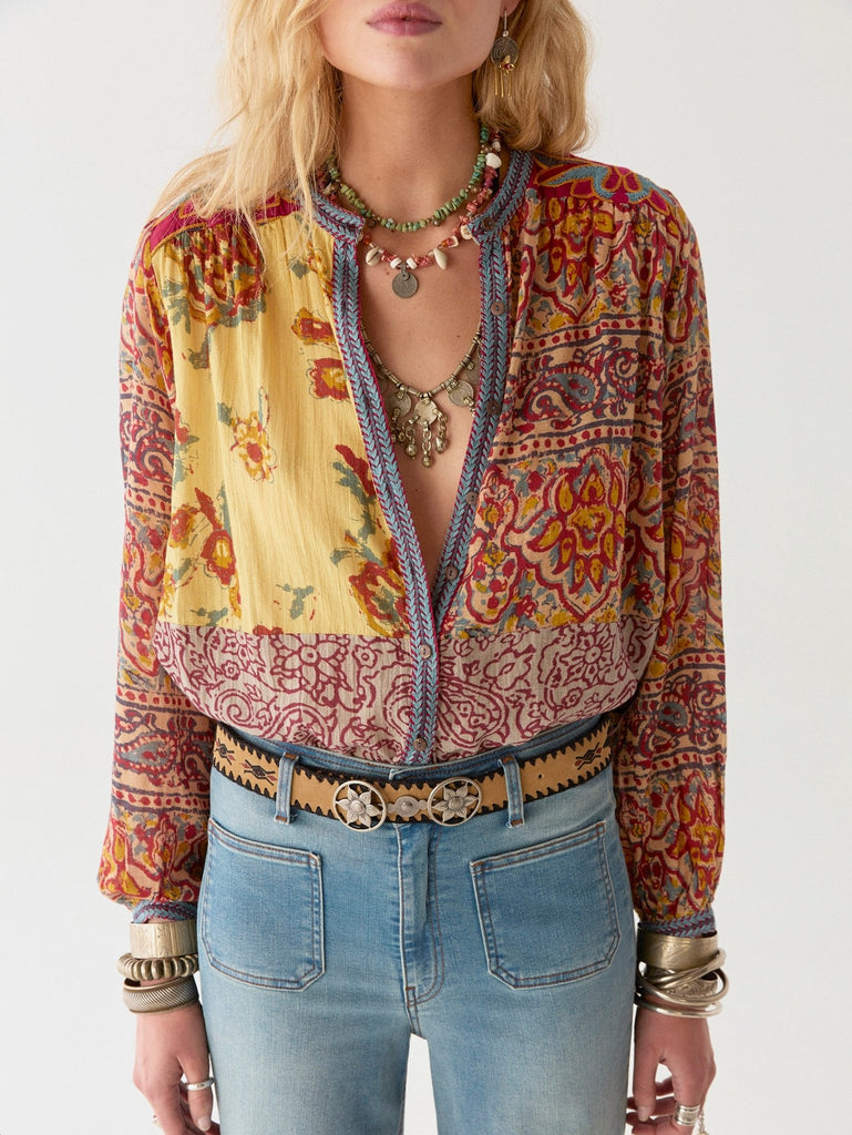 Leandra Blouse - Mullumbimby Patch - Maison Hotel