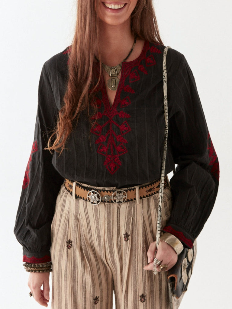 Leila Blouse - Moroccan Night - Maison Hotel