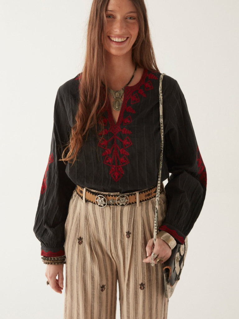 Leila Blouse - Moroccan Night - Maison Hotel