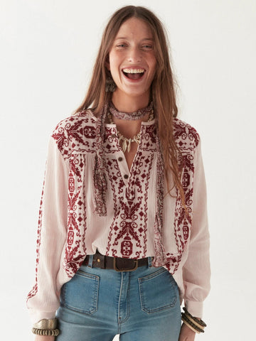 Lupita Blouse - Jalisco Cuarzo - Maison Hotel