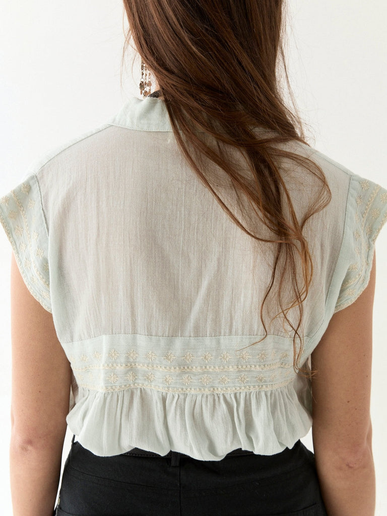 Mafalda Blouse - Daisy Azzuro - Maison Hotel