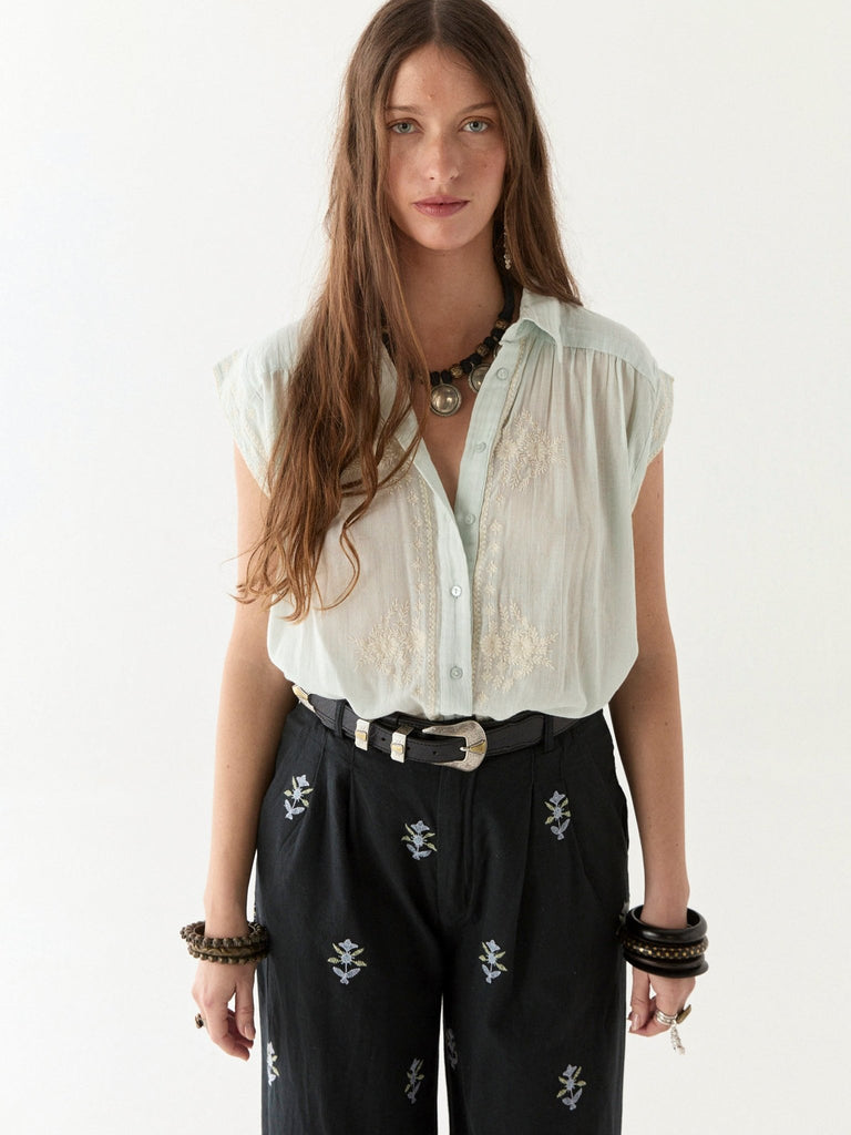 Mafalda Blouse - Daisy Azzuro - Maison Hotel