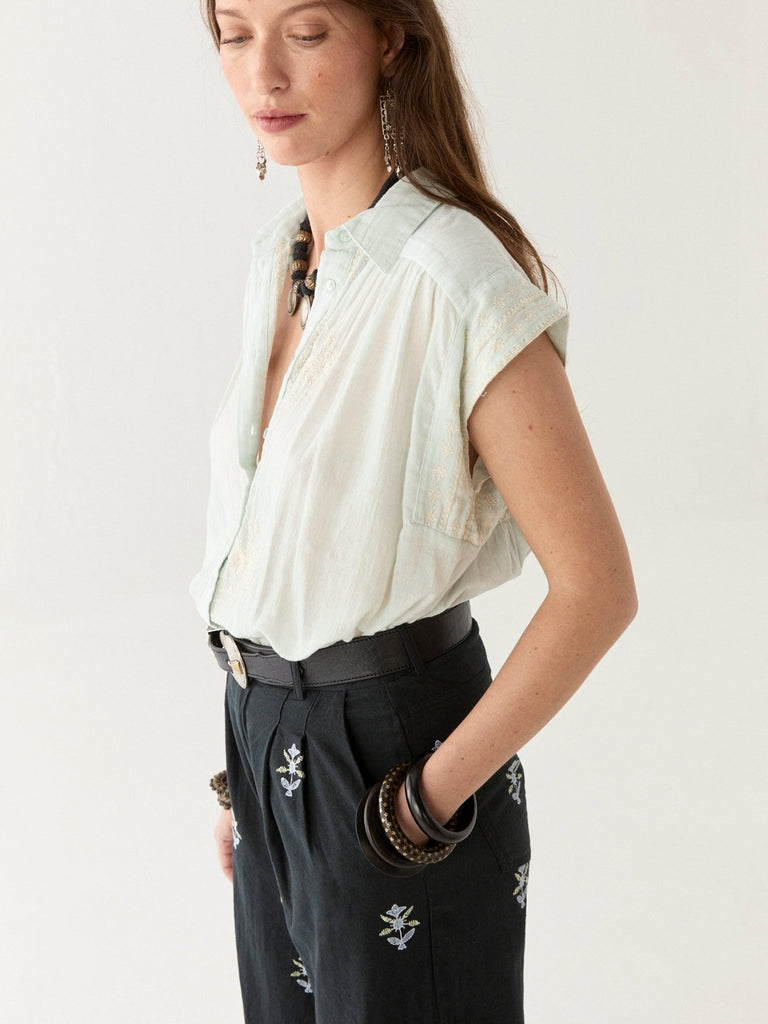 Mafalda Blouse - Daisy Azzuro - Maison Hotel