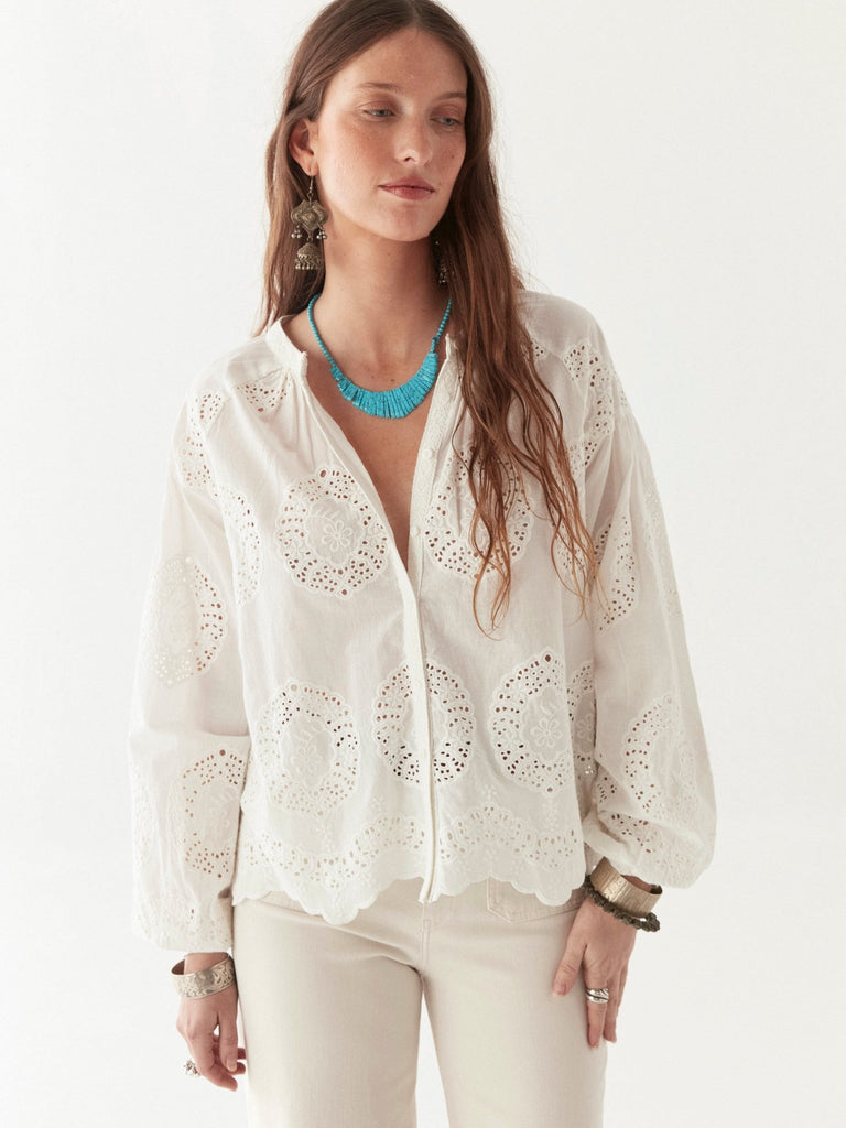 Margaret Blouse - Bath Rose - Maison Hotel