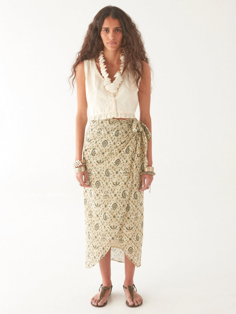 Martina Skirt - Java Vanilla - Maison Hotel