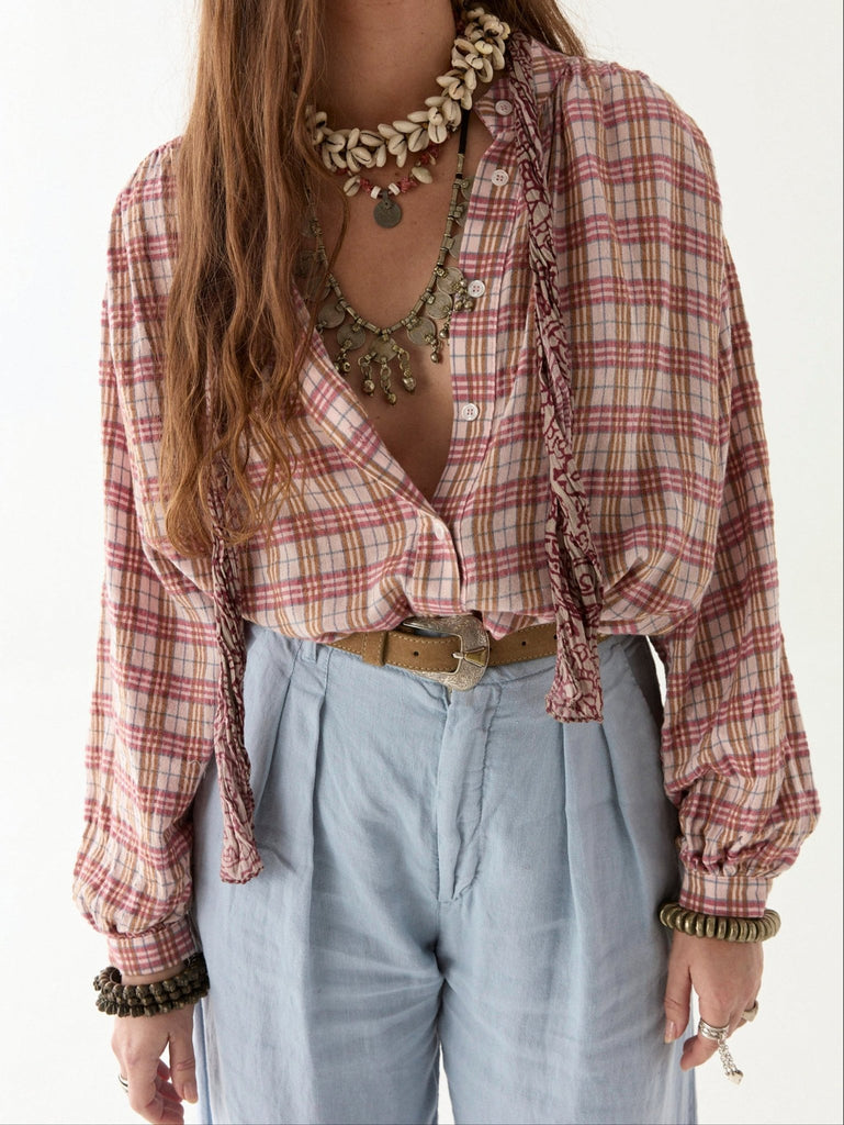 Mia Blouse - Dust Pink - Maison Hotel