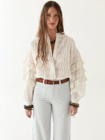 Omara Blouse - Cuban Schiffli - Maison Hotel