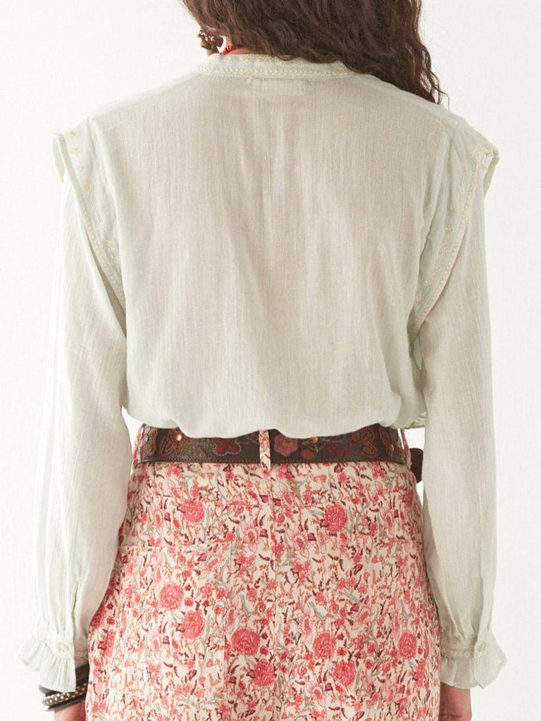 Philippa Blouse - Daisy Azzuro - Maison Hotel