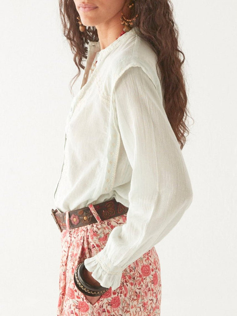 Philippa Blouse - Daisy Azzuro - Maison Hotel