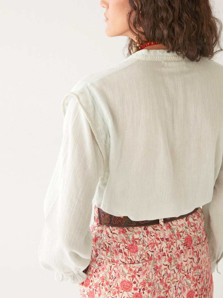 Philippa Blouse - Daisy Azzuro - Maison Hotel