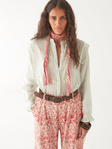 Philippa Blouse - Daisy Azzuro - Maison Hotel