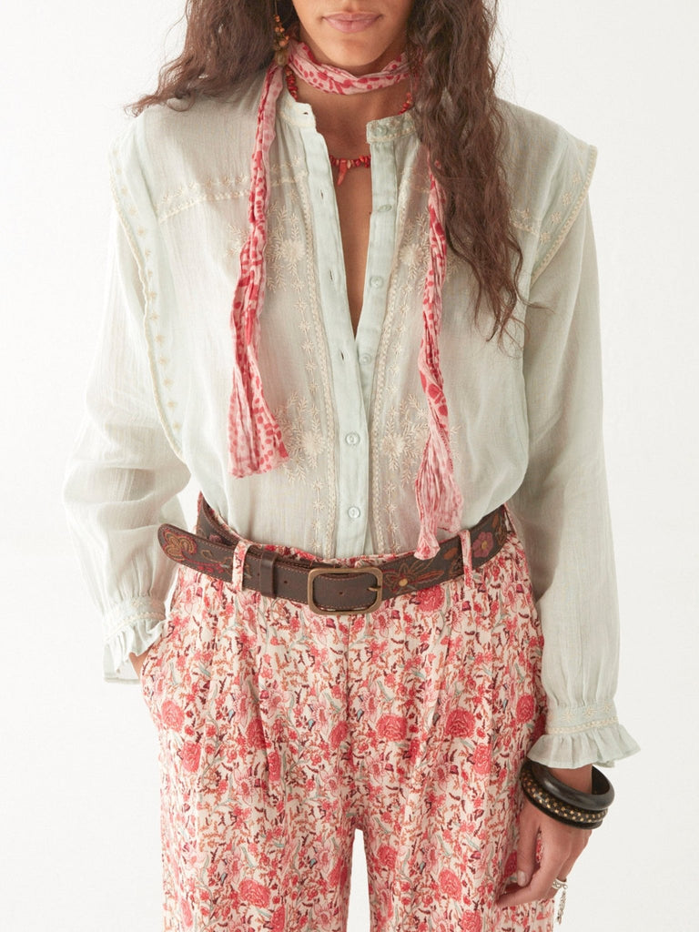 Philippa Blouse - Daisy Azzuro - Maison Hotel