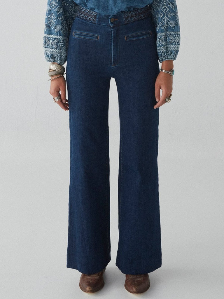 Ross Pant - Disco Denim - Maison Hotel