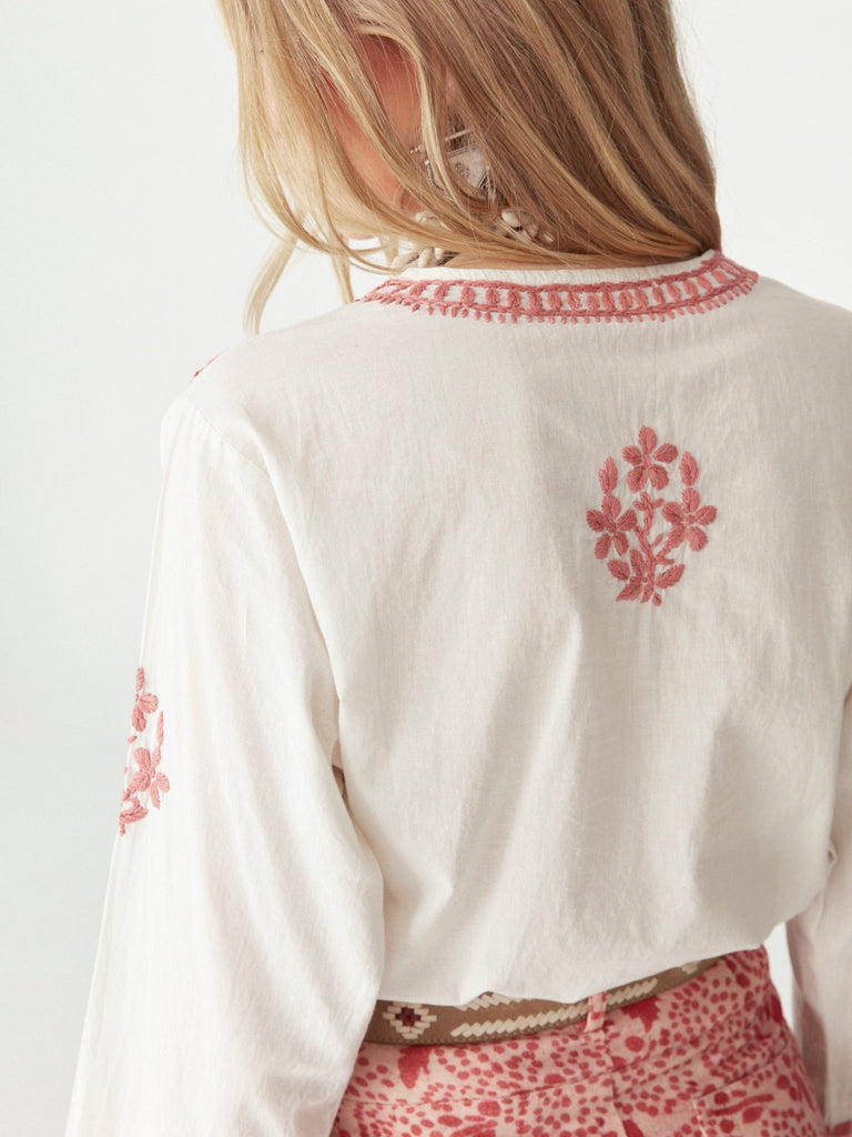 Shyla Blouse - Chikan Blossom - Maison Hotel