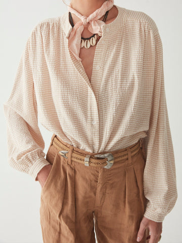 Truffaut Blouse - Bayonne Sand - Maison Hotel