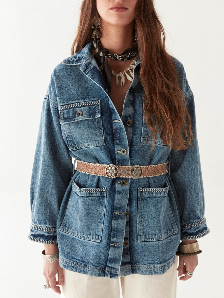 Wayne Jacket - Western Blue - Maison Hotel