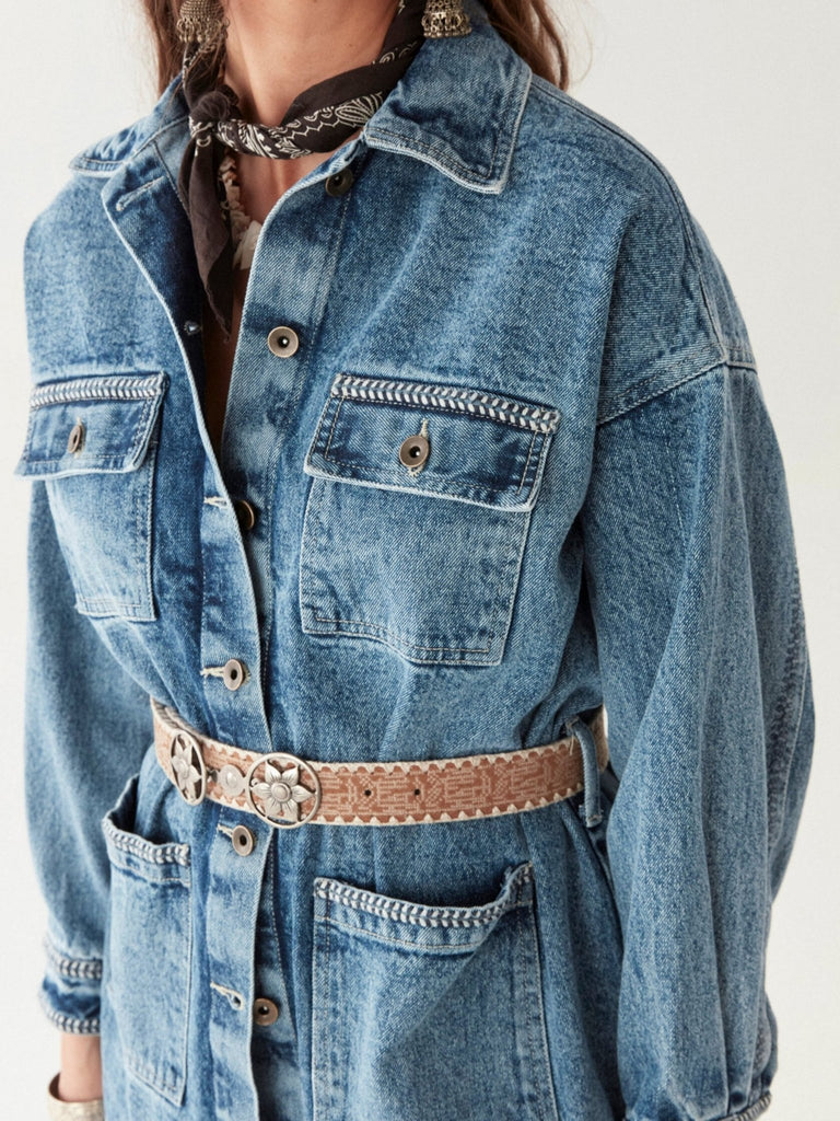 Wayne Jacket - Western Blue - Maison Hotel